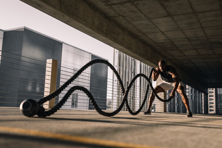 Funktionelles HYROX-Training mit Battle Ropes